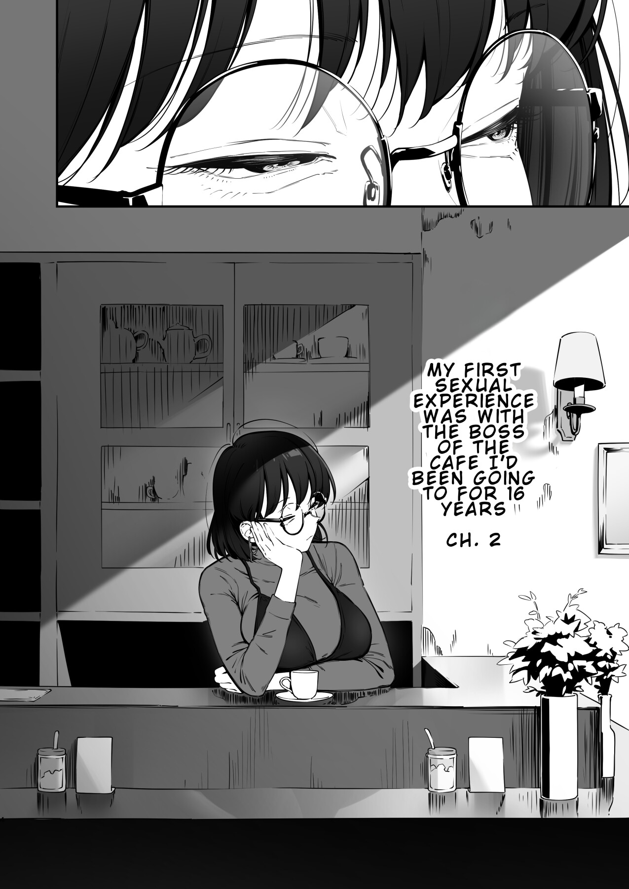 Hentai Manga Comic-My first sexual experience was with the boss of the cafe I'd been going to for 16 years 2-Read-3